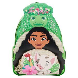 Loungefly Disney Moana And Friends Trio Mini Backpack NWT Exclusive